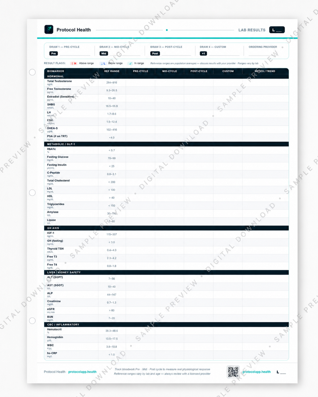 Free Peptide Tracker: Complete Peptide Tracking System | 14 Pages | Printable PDF