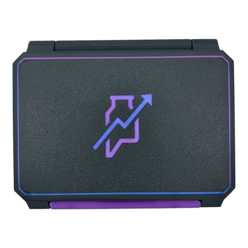 Large Peptide Storage and Travel Box Blue Purple